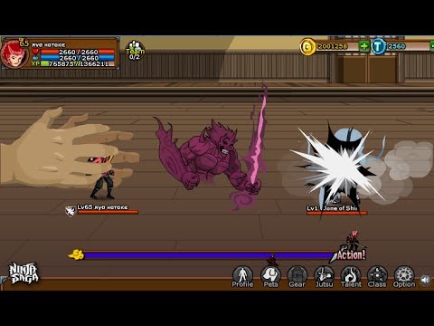 Ninja Saga PVP: Ryo Hatake's Random PVP 1