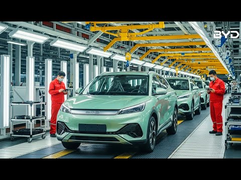 How BYD Atto 2 Electric SUVs Are Manufactured | Inside the Chinese EV Car Factory (Full Process)