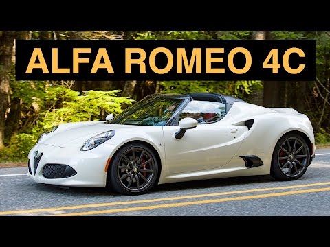 2016 Alfa 4C Spider Review - Engineering Insight