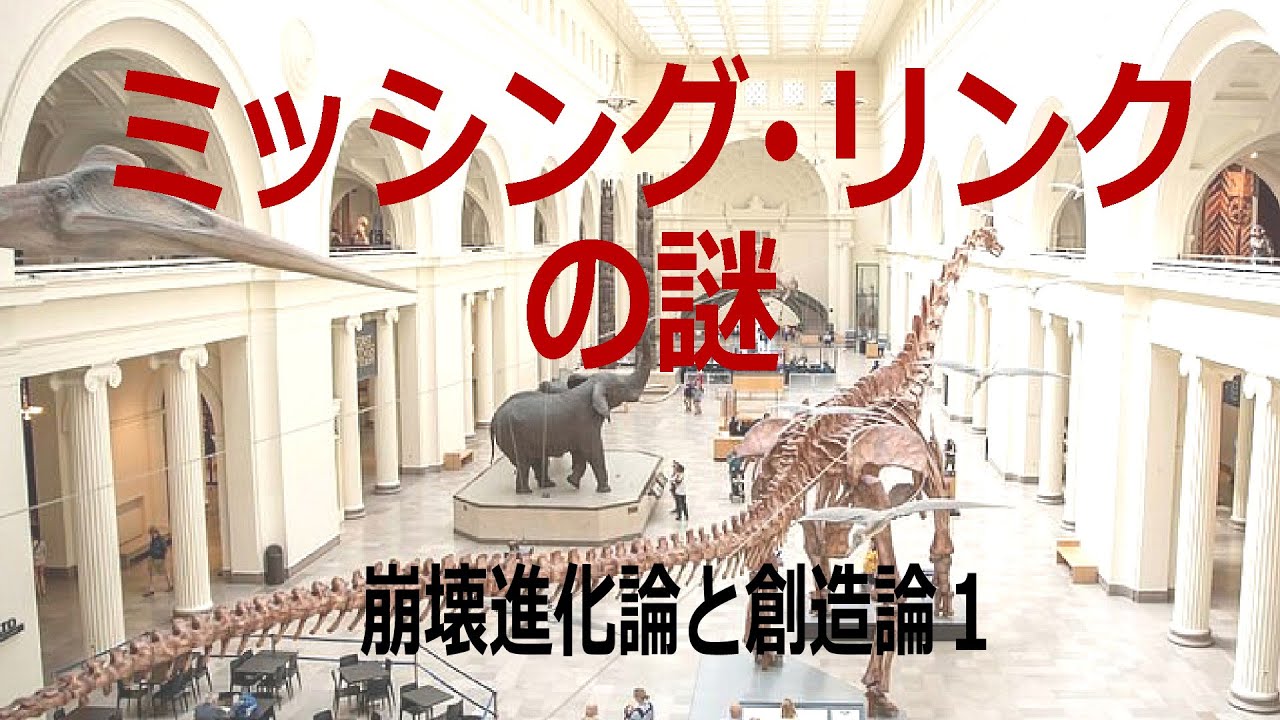 【ミッシング･リンク】の謎（進化論と創造論１　久保有政･解説）