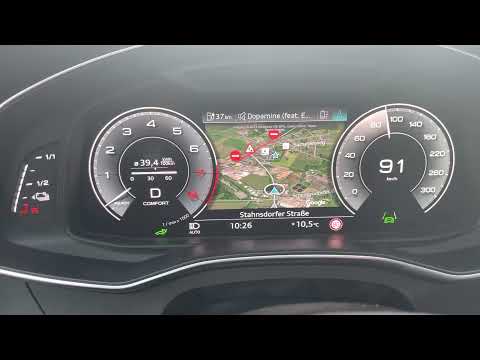 Audi A7 50 tfsi e Sportback 299 ps 370 nm - EV Modus 0-100 km/h acceleration