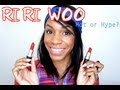 MAKEUP Red Lip Battle: RiRi Woo vs. Ruby Woo + ...