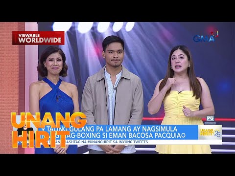 Eman Bacosa Pacquiao, LIVE sa Unang Hirit! | Unang Hirit