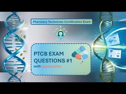 PTCB Pharmacy Technician Certification Exam PTCE Practice Test 📚ROA | ACE Inhibitor 💊