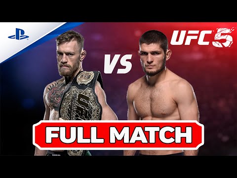 UFC 5 Conor McGregor VS Khabib Nurmagomedov [FULL MATCH KNOCKOUT] PS5 60FPS 4K