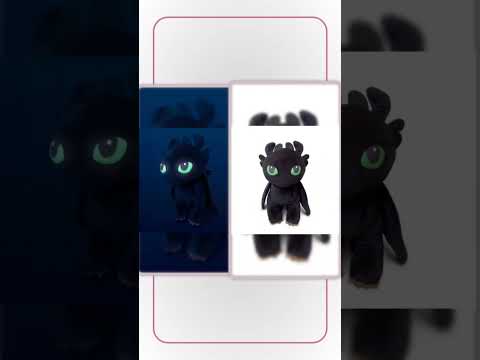 How to Train Your Dragon Toothless Plush with Light-Up Eyes Large 17"