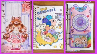 How to draw & decorate Bullet Journal with washi tape & sticker tutorial| #bulletjournal