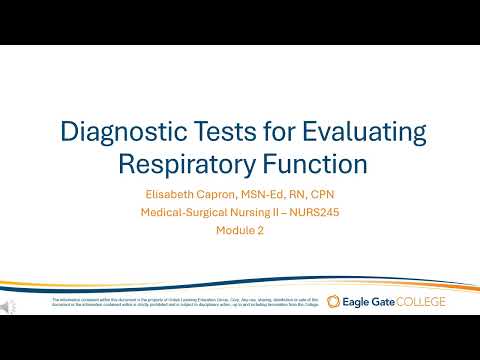 Diagnostic Tests for Evaluating Respiratory Function Podcast