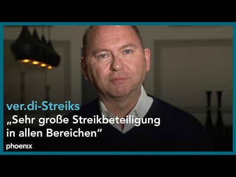 Warnstreiks: Schaltgespräch mit dem Verdi-Vorsitzenden Frank Werneke am 10.03.2025