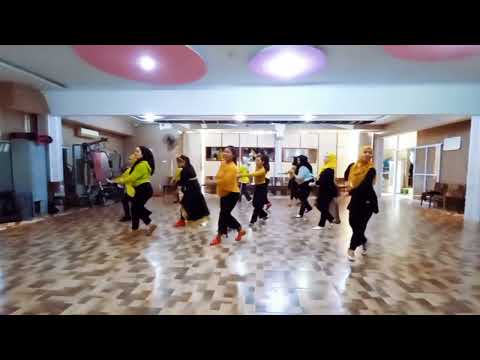 Zapin usik mengusik linedance • choreo Alfisury • Demo D'Uld pekanbaru