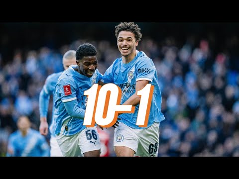 A PERFECT TEN! City Hit Double Figures in Historic FA Cup Win.