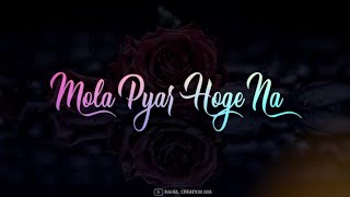 Mola Pyar Hoge Cg Song Status 😘 Cg Black Screen