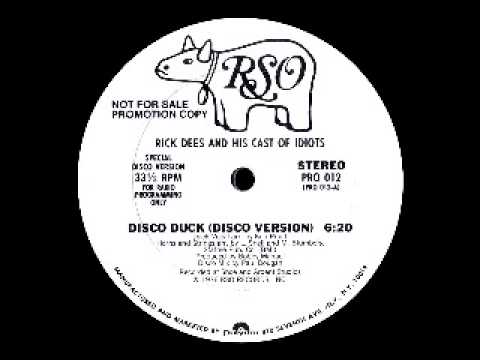Rick Dees and his Cast of Idiots - FROM VINYL - Disco Duck - US Promotional 12" - 1976