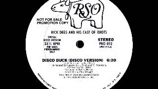 Rick Dees and his Cast of Idiots - FROM VINYL - Disco Duck - US Promotional 12&quot; - 1976