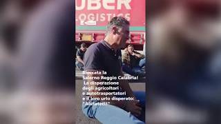 Blocchi stradali in Calabria contro il caro carburante, la disperazione dell'agricoltore: «Non ce...