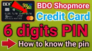 Paano malaman ang PIN ng BDO Credit Card || How to know BDO Credit Card PIN #bdopassword