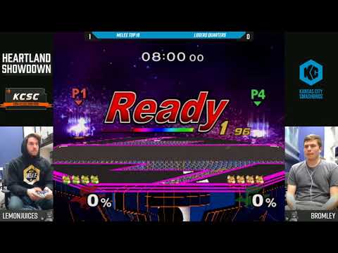 Heartland Showdown SSBM - LemonJuices (Fox) Vs. Bromley (Fox) - Losers Quarters