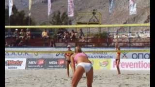 preview picture of video 'Beach Volley Masters Kalymnos 2009 - Day 2 - Afternoon'