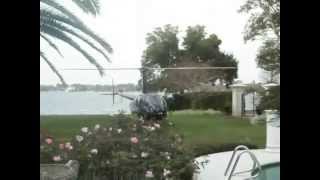 preview picture of video 'Robinson R44 Helicopter ride out of back yard in Orlando'