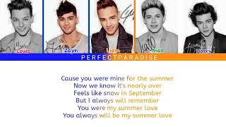 Summer Love - One Direction (Color coded lyrics)