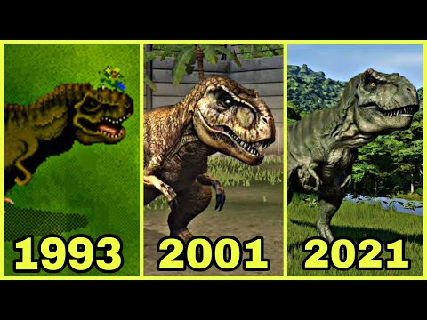 Evolution of Jurassic Park Video Games [1993 - 2021]