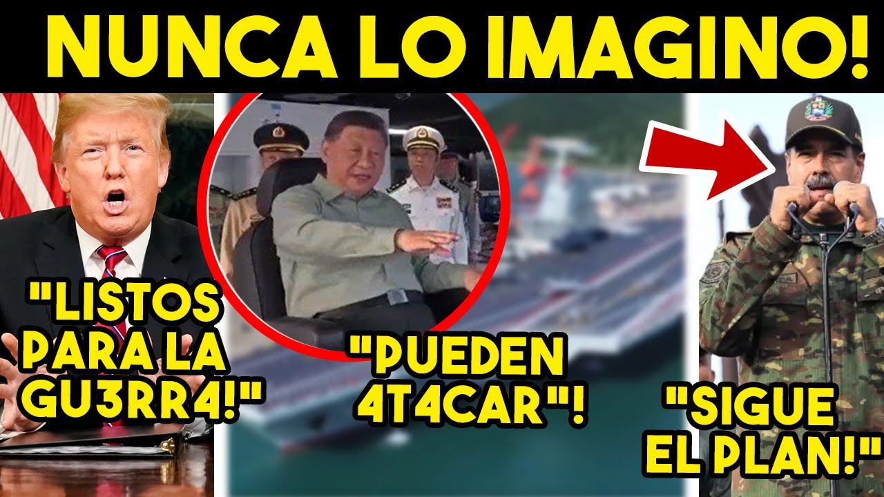 TRUMP HELADO! CHINA SUPERA A EU, SACA 4RM4 SECRETA. VENEZUELA ESPERA. NO LO PUEDEN CREER. HOY