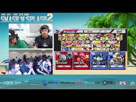 Smash'N'Splash 2 Doubles  WAVE 1 QUARTERS - Abadango + ZeRo vs Jswiss + UNV | Moti