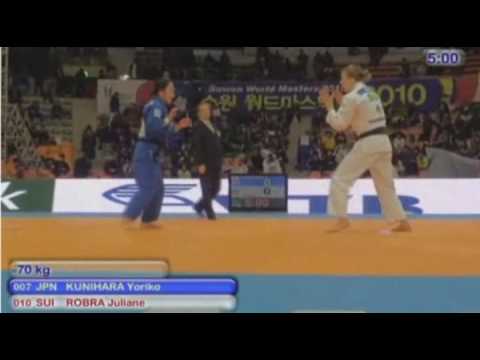 SUWON 2010 KUNIHARA (JPN) ROBRA (SUI) -70 KG