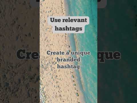 Use relevant hashtags #tips #ideas #instagram