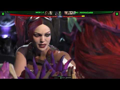 Injustice 2: WOTG - S2 - Week 8 - TOP 8 - J (Poison Ivy) Vs Biohazard (Harley Quinn, Bane)