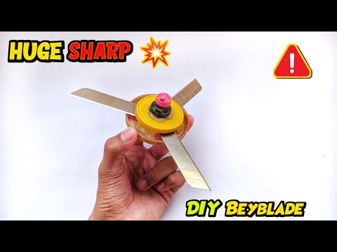 Making a Super SHARP Beyblade 💥| With Real Sharp Blades ⚠