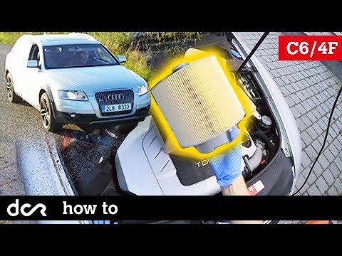 Audi A6 C6/4F - 3.0 TDI - How to replace Engine Air Filter (2004-2011)