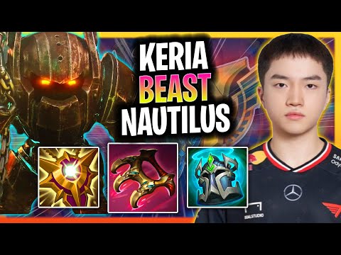 KERIA IS A BEAST WITH NAUTILUS! | T1 Keria Plays Nautilus Support vs Alistar!  Season 2025
