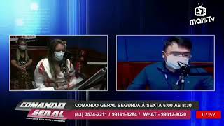 Presidente da Câmara de Uiraúna, Amélia Fonseca, presta entrevista na Rádio Mais FM. Vídeo.