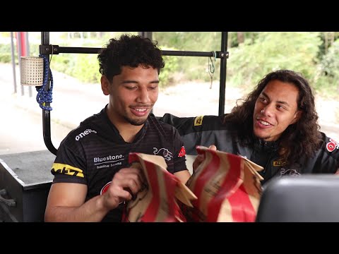 A KFC drive-thru surprise for Romey and Tago