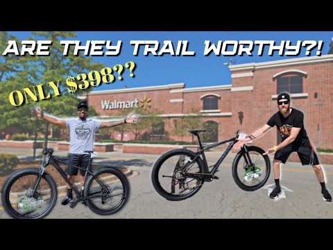 WE BOUGHT TWO WALMART MOUNTAIN BIKES!!! Are they WORTHY?? | SCHWINN AUXM |