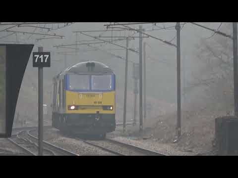 DC Rail 60028 hauling HST Power Cars through Gordon Hill