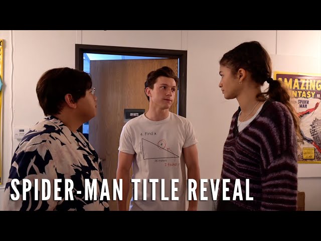 WATCH: New ‘Spider-Man’ movie title announced