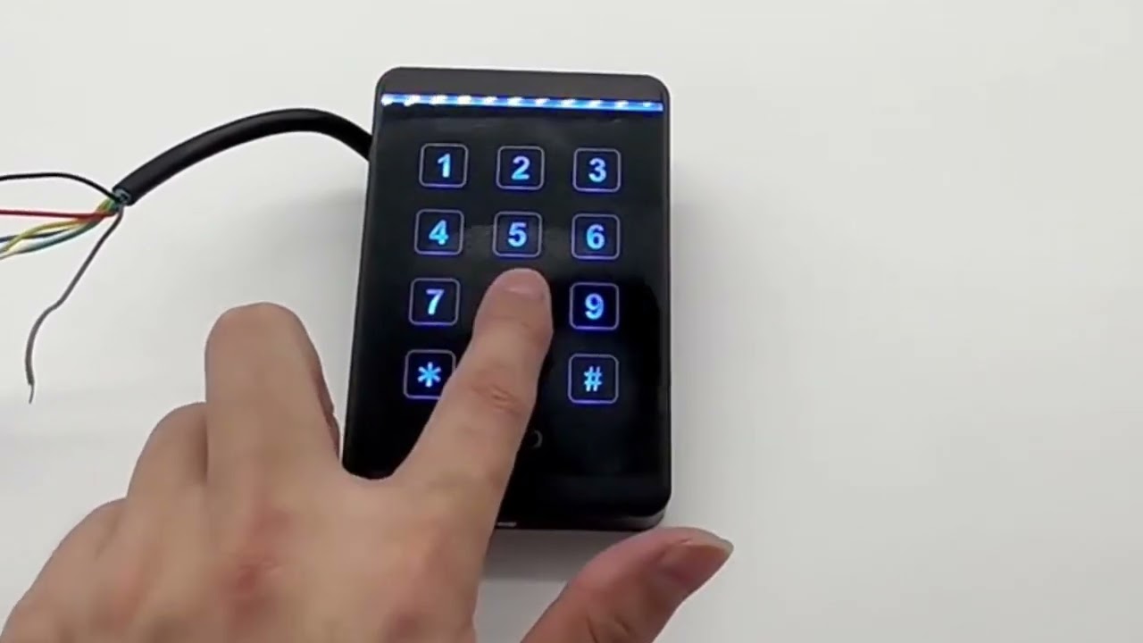 Waterproof Touch Keypad RFID Card Reader Access Control 125Khz EM ID or 13.56Mhz IC Tag Readers