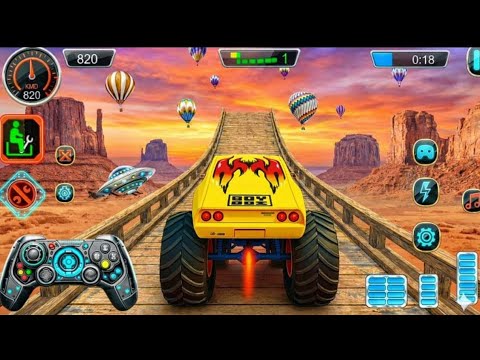 Ramp Car Racing - Car Racing 3D - Monster Truck Ultra Mega Ramp Driving  | Car Game | Android Game