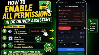 How To Enable All Permissions In DC Driver Assistant | Fix App Not Working