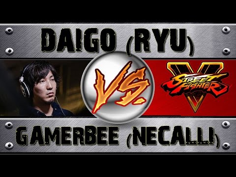 Street Fighter 5 GAMERBEE (NECALLI) VS DAIGO (RYU) PRO RANKED MATCH - VER 1.01 HD