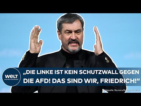 MARKUS SÖDER: "Dürfen der AfD unser Land nicht überlassen!" CSU-Chef kämpferisch auf dem Parteitag