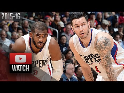 Chris Paul &  J.J. Redick Full Highlights vs Rockets (2016.01.18) - EPIC 68 Pts Total
