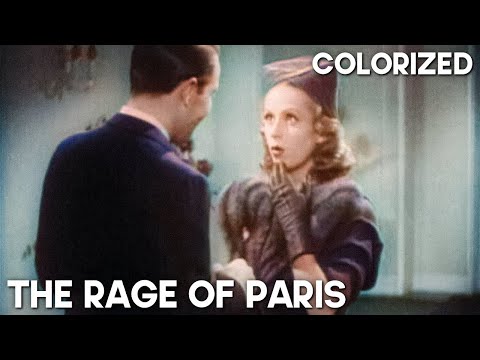 The Rage of Paris | COLORIZED | Classic Movie | Danielle Darrieux