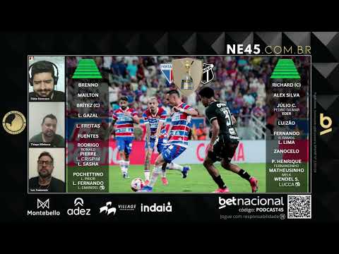 FORTALEZA 1X1 CEARÁ - LAION SAI NA FRENTE, MAS VOZÃO BUSCA EMPATE NO 1º JOGO FINAIS DO CEARENSE