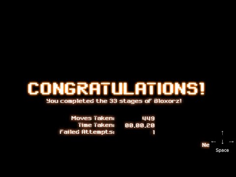 [WR] Bloxorz Any% 33 Levels 2:10.900