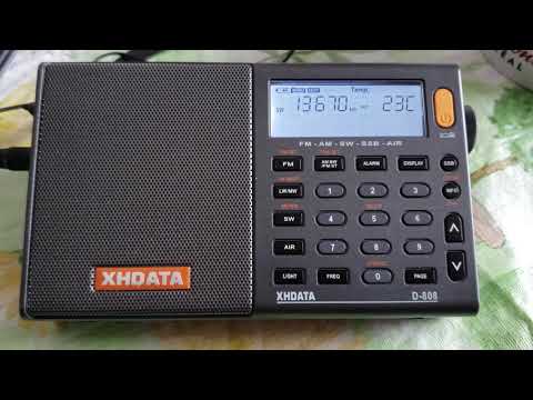 African pathways radio 13670 kHz via Madagascar on XHDATA D808 receiver