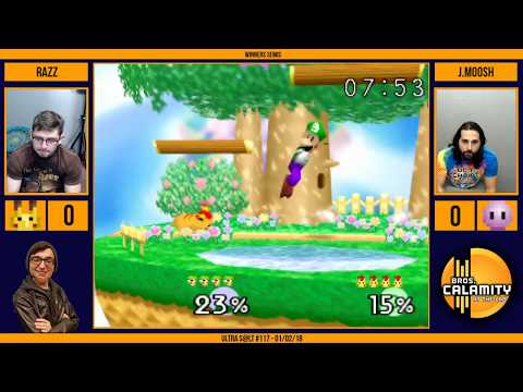 Ultra S@LT #117 | Razz (Luigi, Yoshi) vs J.Moosh (Pikachu) - Winners Semi Finals - SSB64