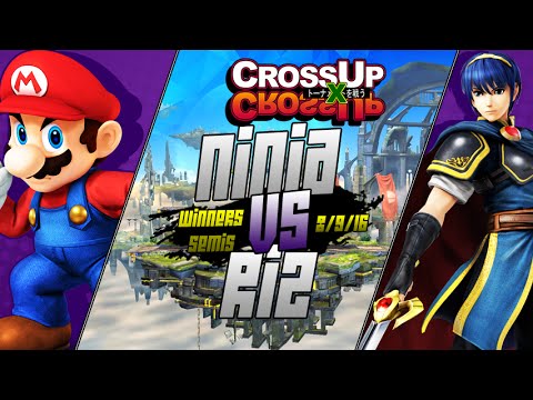 CROSSxUP SSB4 - HBA | Riz (Marth) vs. UG|NPT Ninja (Mario) - Smash 4 - Winners Semis [LIVE]